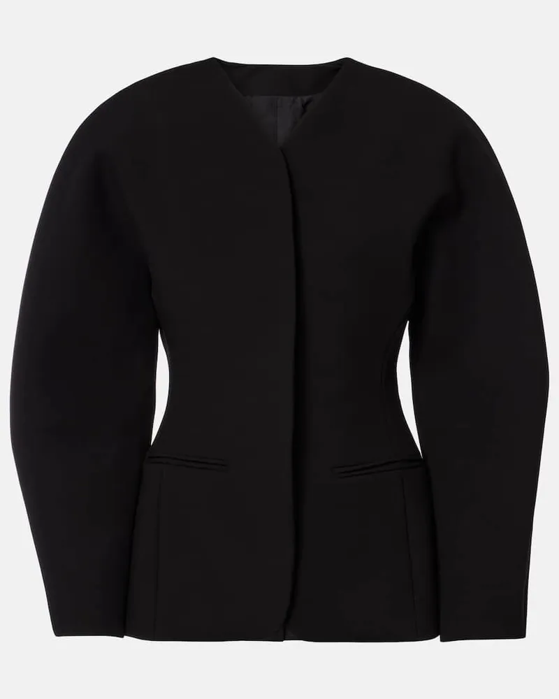 Jacquemus Jacke Oval Schwarz