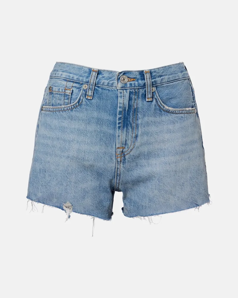 7 for all mankind Jeansshorts June Blau