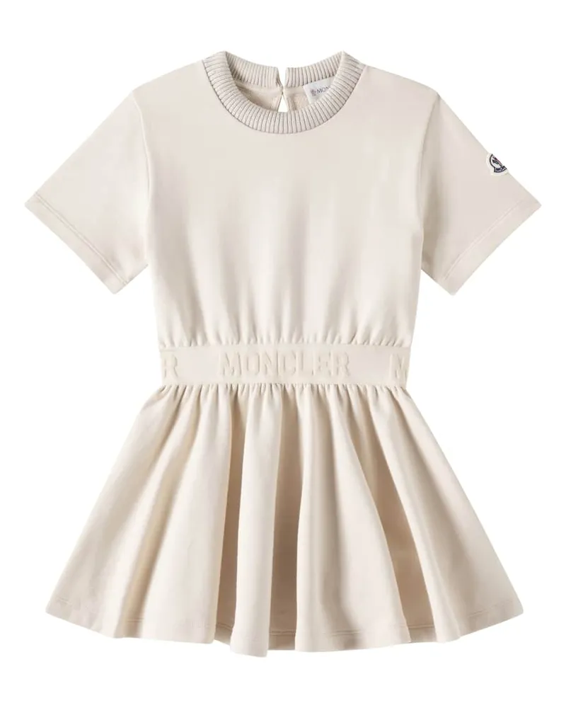 Moncler Kleid aus Baumwolle Pink
