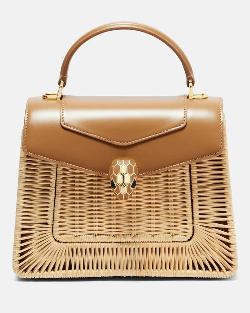 Bulgari Tote Bag Serpenti Forever Medium Multicolor