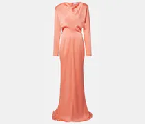 Robe aus Satin