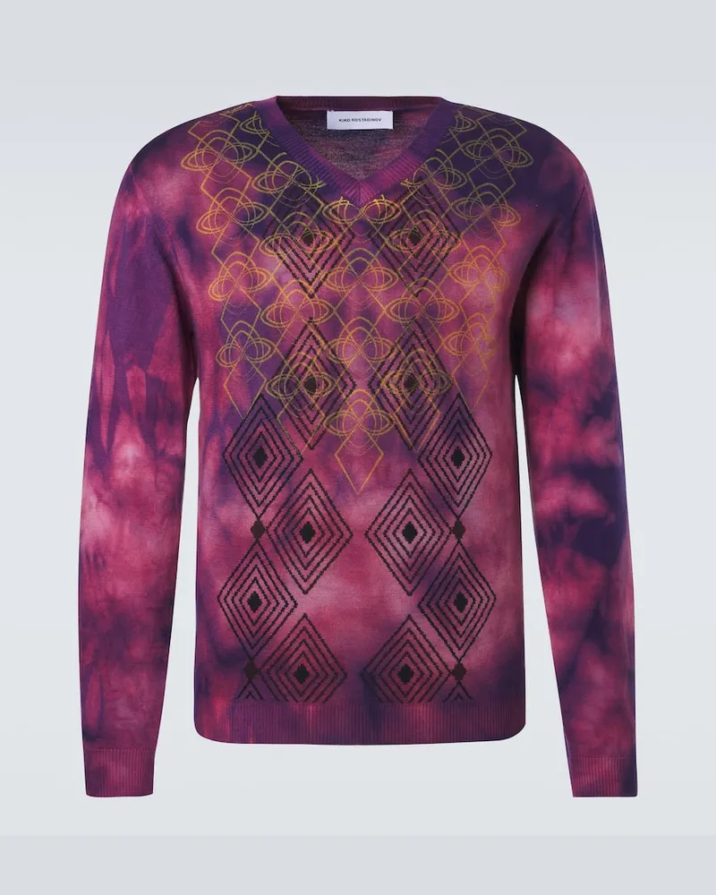 KIKO KOSTADINOV Pullover Hatha aus Wolle Rosa