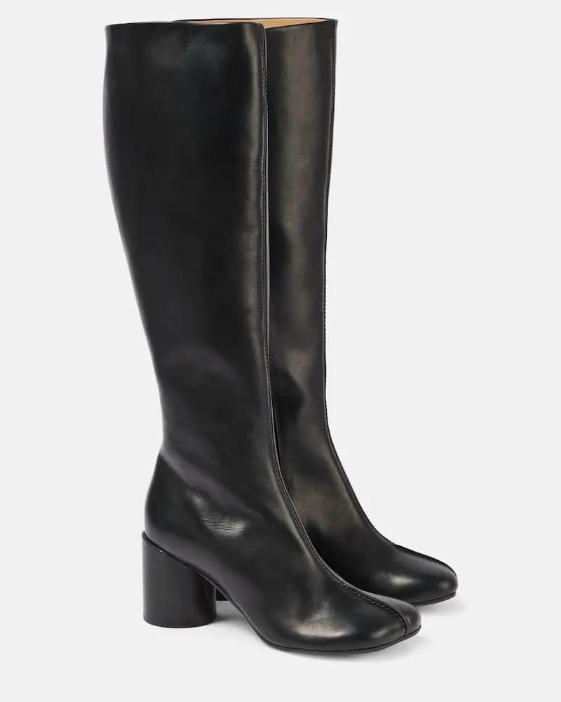 Maison Margiela Stiefel aus Leder Schwarz