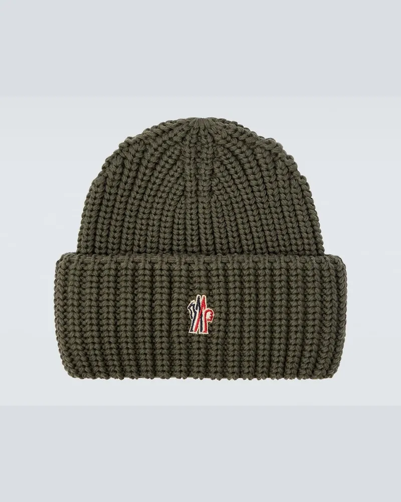 Moncler Mütze aus Schurwolle Grün