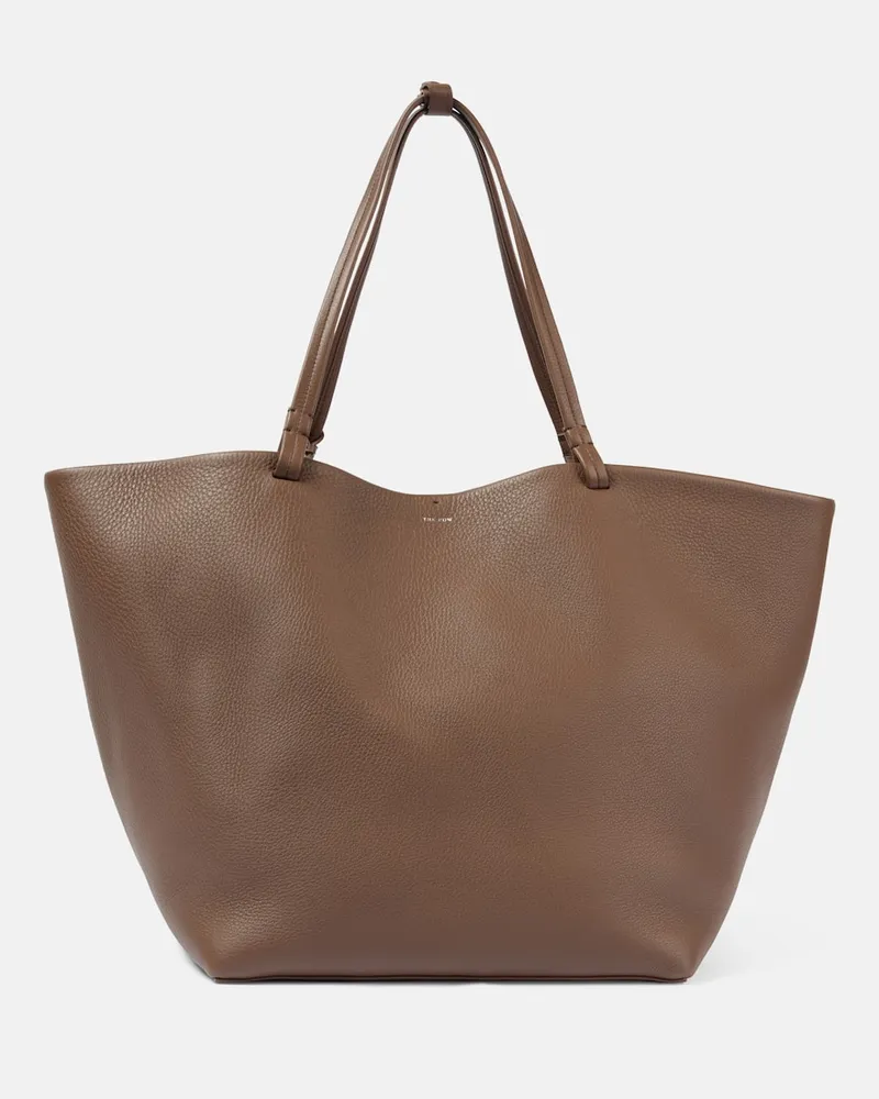 The Row Shopper Park XL aus Leder Grün