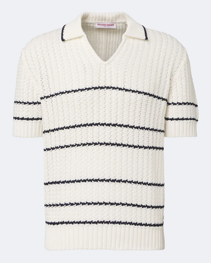 Orlebar Brown Poloshirt Swift aus Baumwolle Weiß