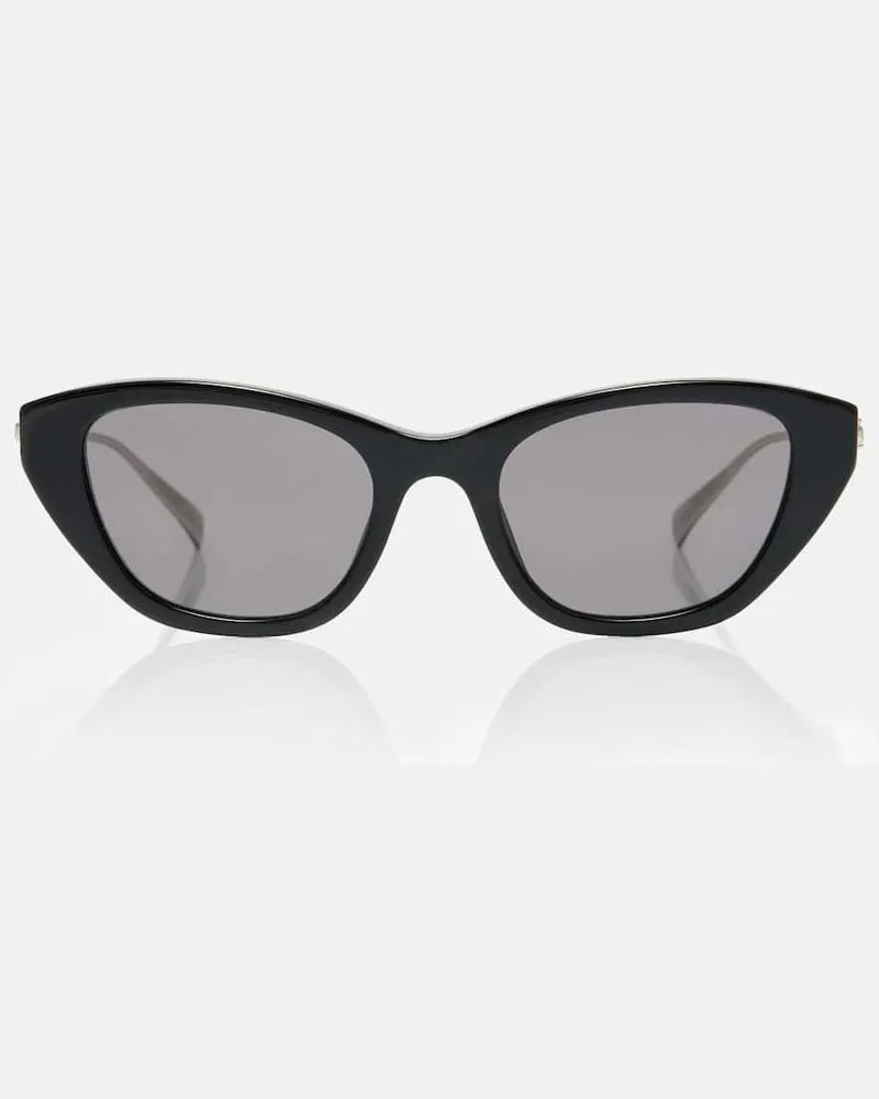 Gucci Cat-Eye-Sonnenbrille Interlocking G Schwarz