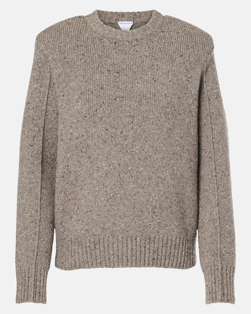 Bottega Veneta Pullover aus einem Wollgemisch Grau