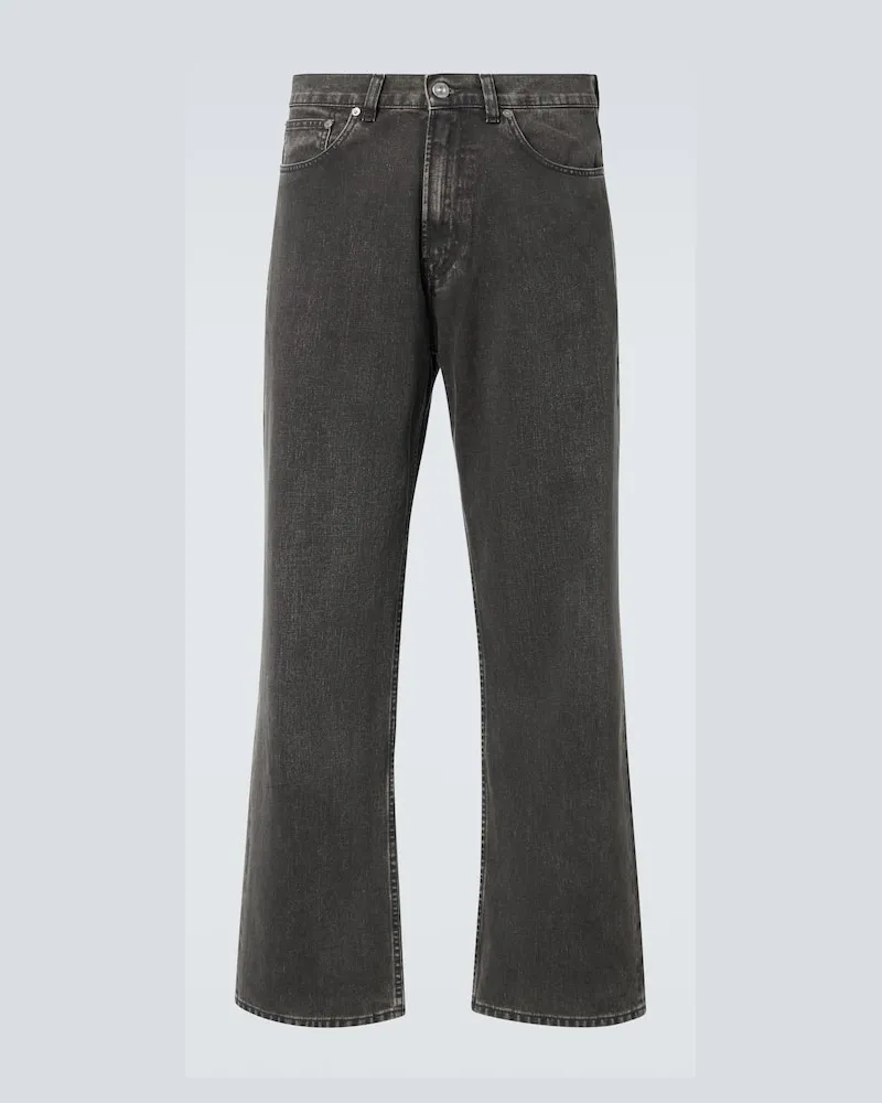 Our Legacy Wide-Leg Jeans Third Cut Schwarz