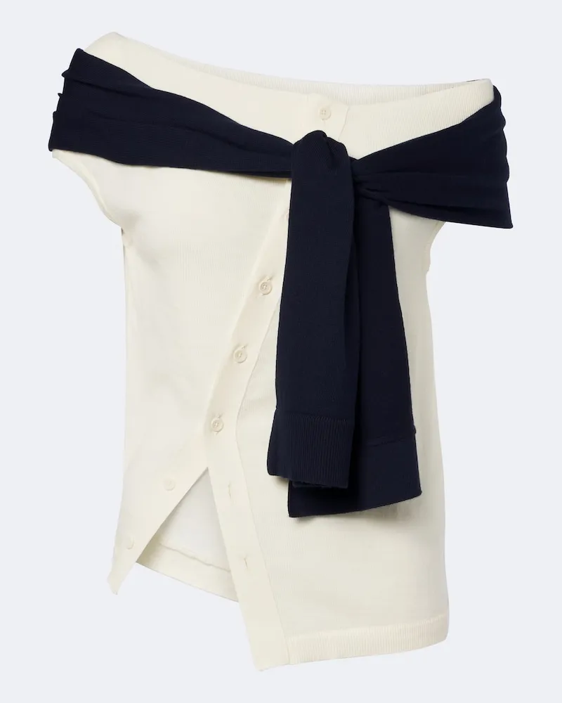 J.W.Anderson Stricktop aus Wolle Multicolor