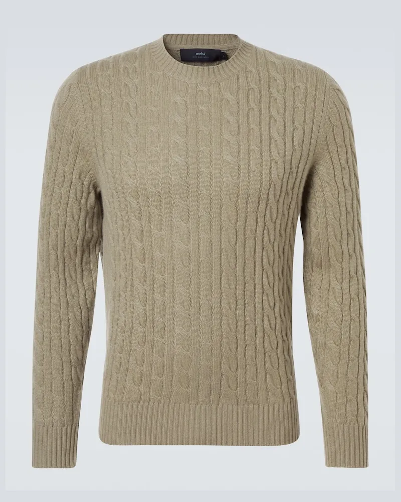 arch4 Pullover Duke Street aus Kaschmir Grün