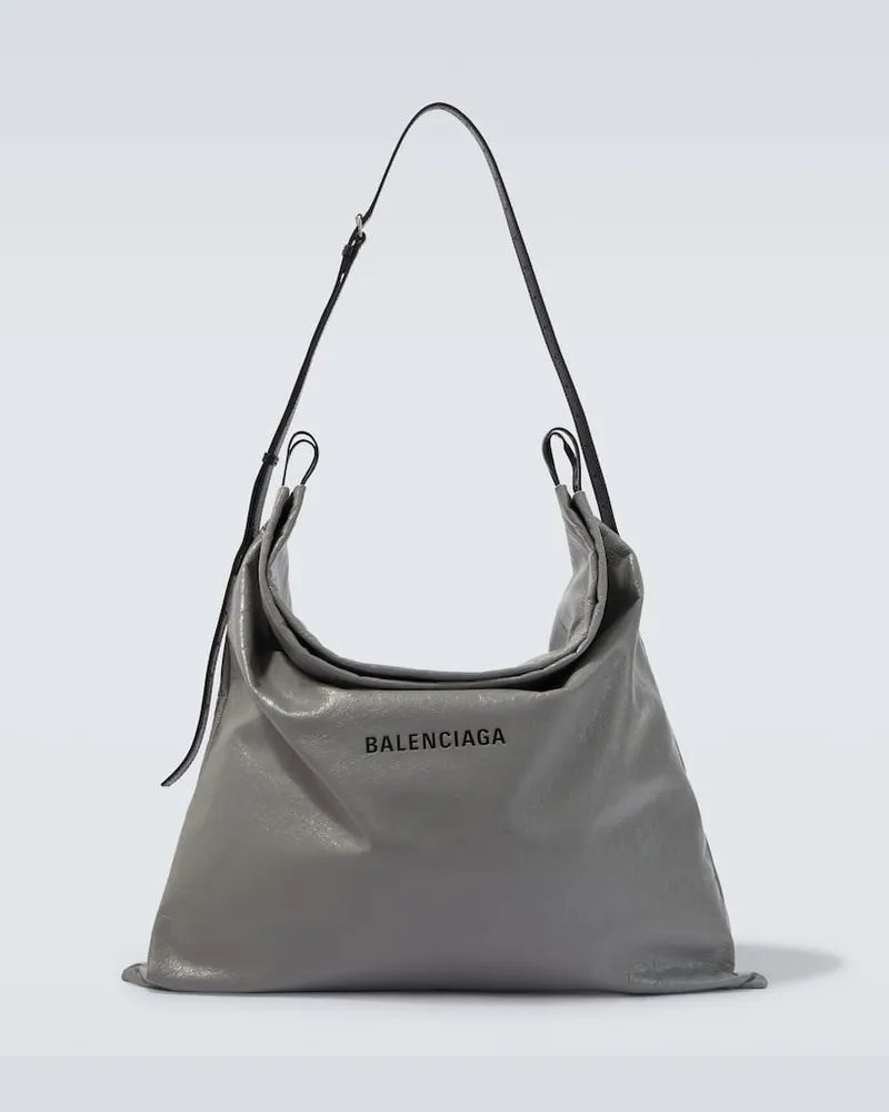 Balenciaga Tote Bag aus Leder Grau