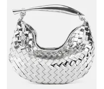 Tote Bag Sardine aus Metallic-Leder