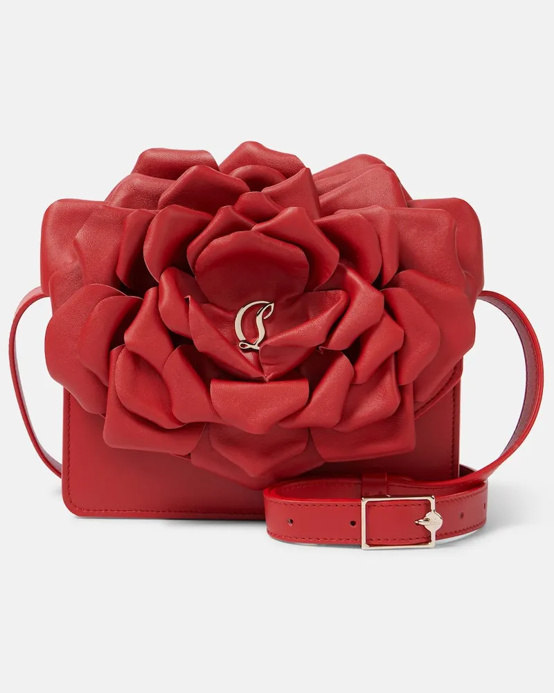 Christian Louboutin Schultertasche Loubi54 aus Leder Rot