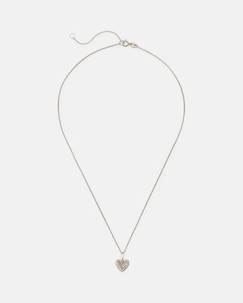 Stone & Strand Halskette Piece of My Heart aus 14kt Gelbgold mit Diamanten Gold