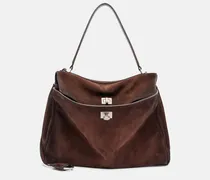 Tote Bag Rodeo Medium aus Veloursleder