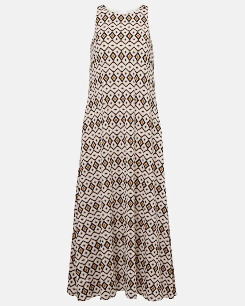 Max Mara Bedrucktes Maxikleid Miki Multicolor