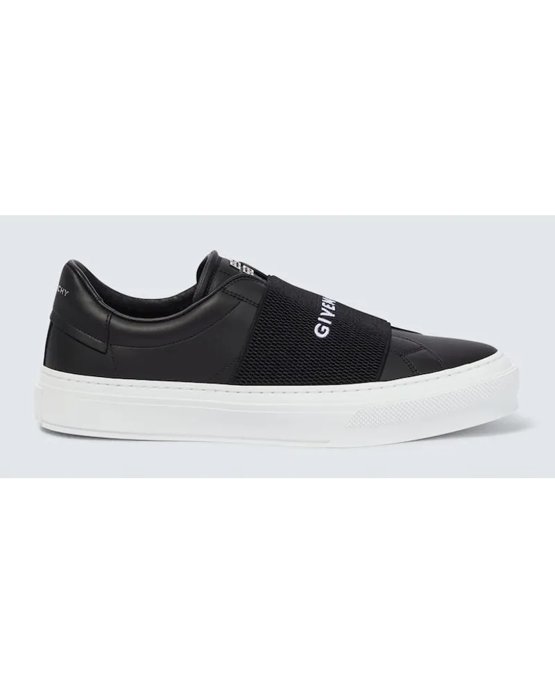 Givenchy Sneakers City Sport Aus Leder Schwarz