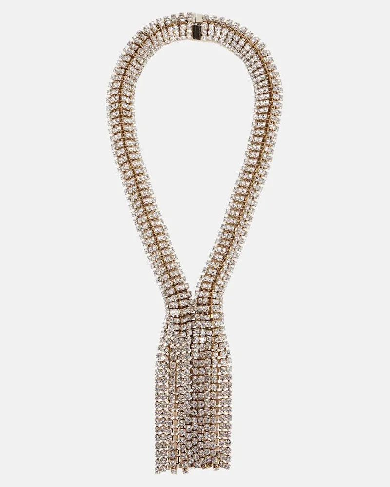 Paco Rabanne Halskette mit Kristallen Gold