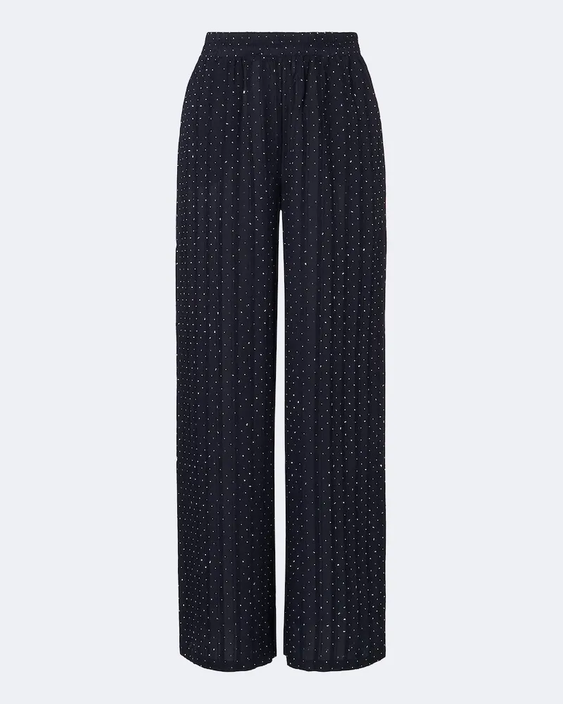 Melissa Odabash Verzierte Palazzohose Trisha Blau