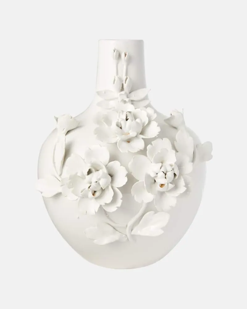 POLSPOTTEN Vase 3D Rose Weiß