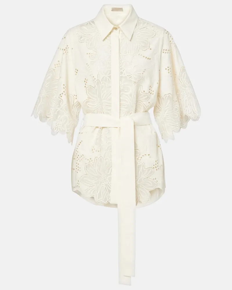 Elie Saab Bluse Weiß