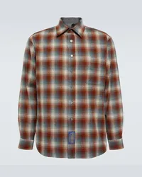 Maison Margiela X Pendleton Hemd aus Wolle Rot