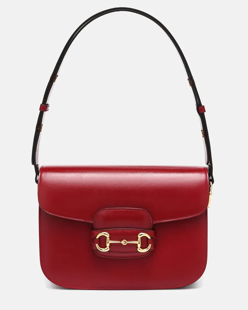 Gucci Schultertasche  Horsebit 1955 Rot