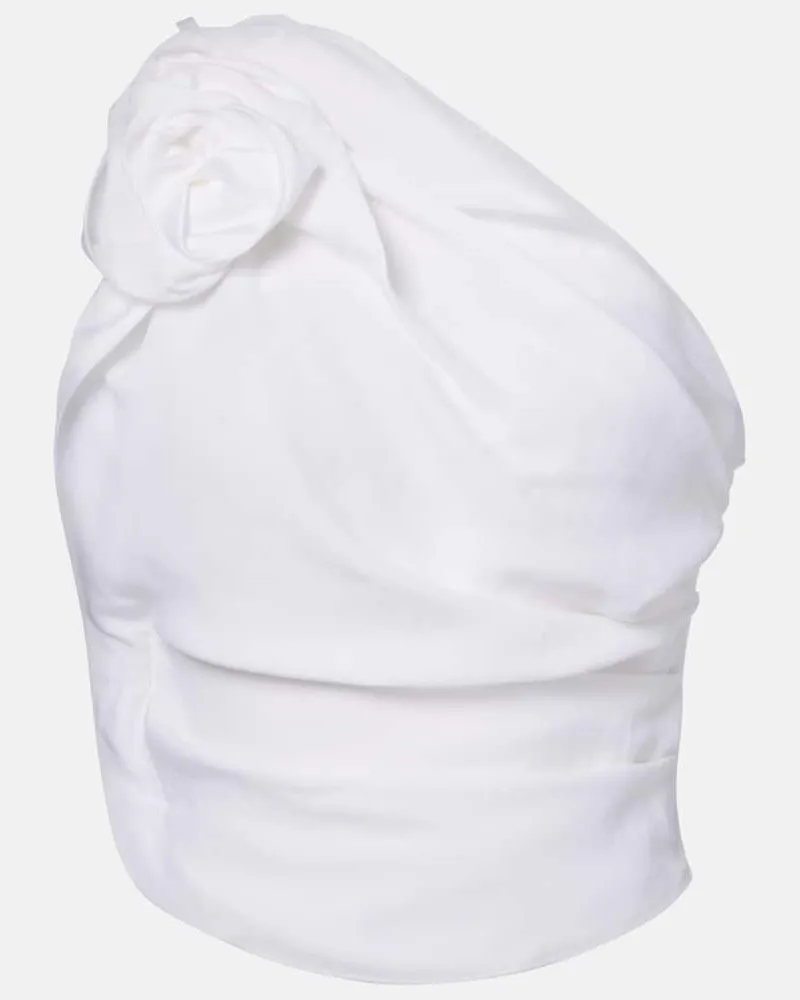 Magda Butrym One-Shoulder-Top Weiß