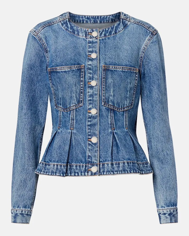 Veronica Beard Jeansjacke Zahara Blau