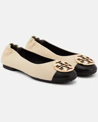 Tory Burch Ballerinas Claire aus Leder Weiss