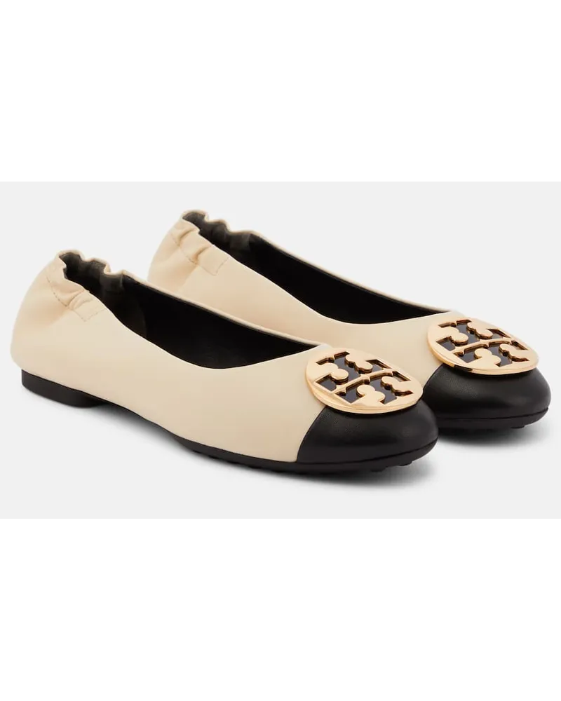 Tory Burch Ballerinas Claire aus Leder Weiss