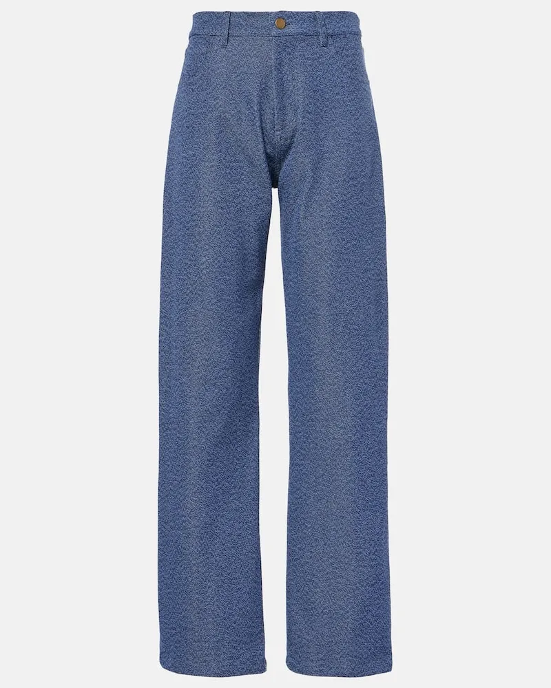 TOVE Gerade Hose Axel aus einem Baumwollgemisch Schwarz