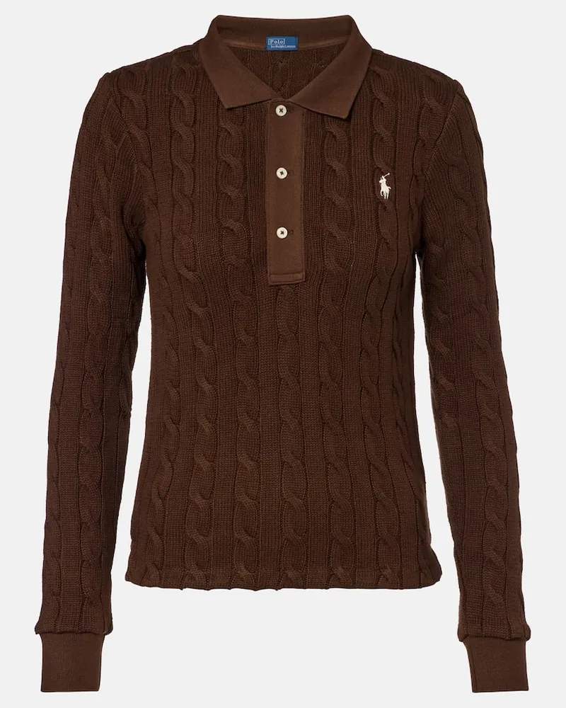 Ralph Lauren Polopullover aus Baumwolle Braun
