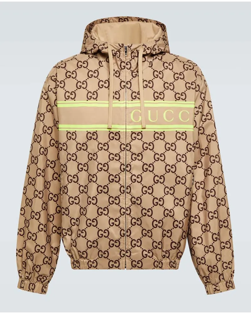 Gucci Bedruckte Kapuzenjacke GG Multicolor