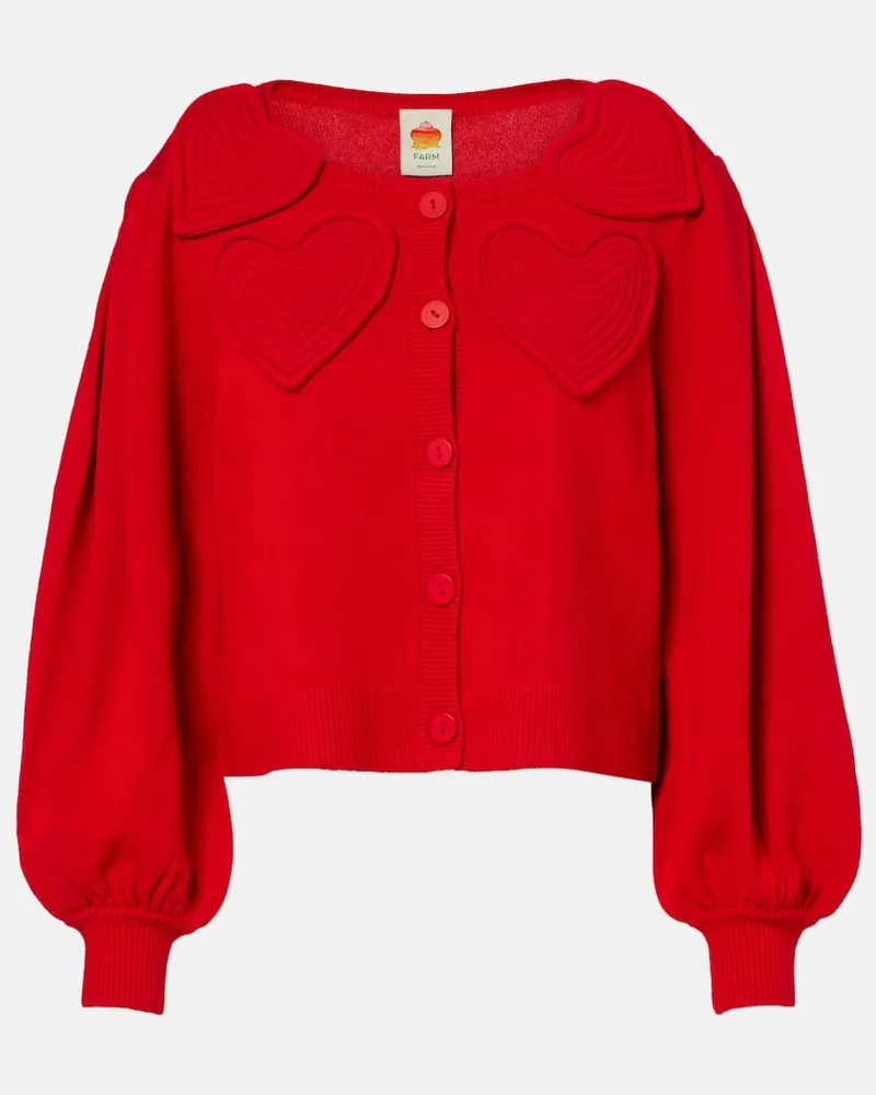 FARM Rio Cardigan Rot
