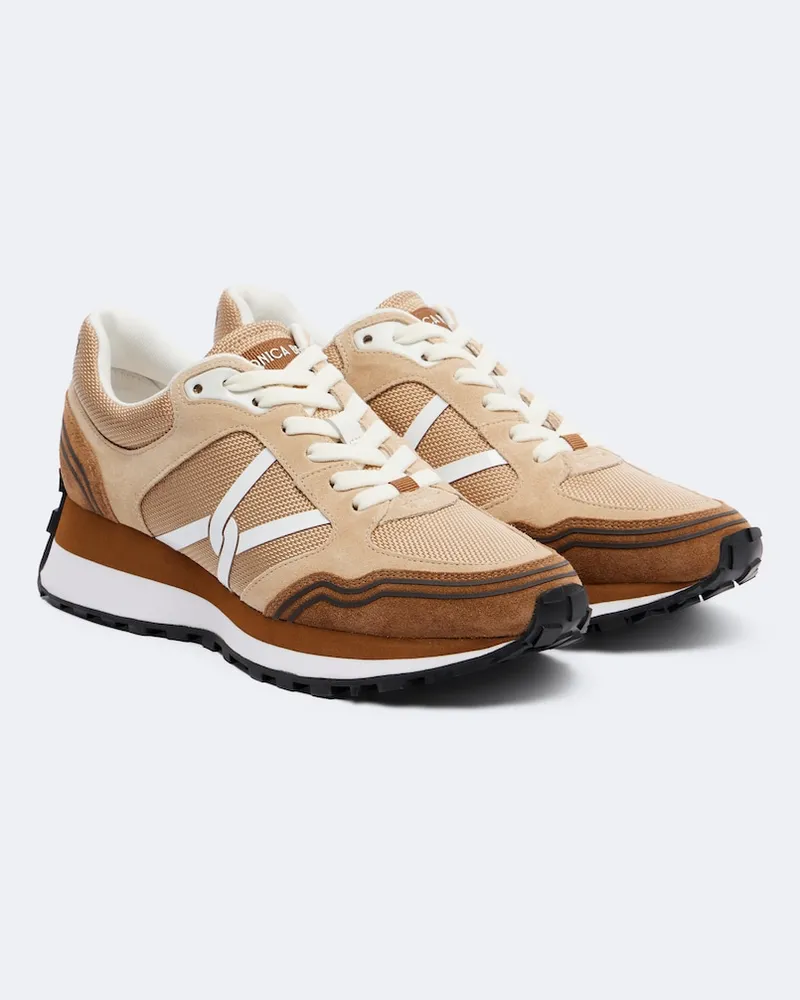Veronica Beard Sneakers Valentina mit Veloursleder Braun