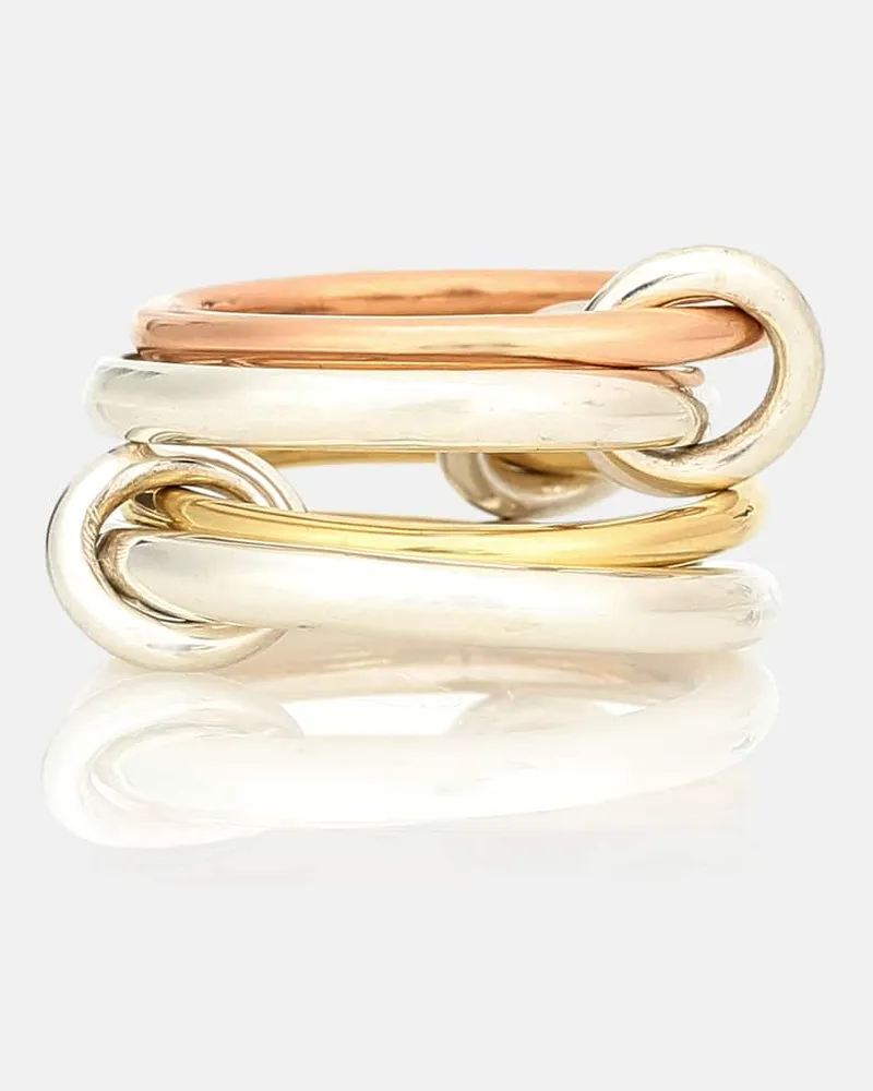 Spinelli Kilcollin Ring Hyacinth aus 18kt Gelb-, Roségold und Sterlingsilber Silber