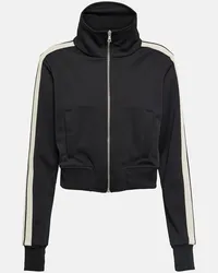 Palm Angels Cropped-Trainingsjacke Schwarz