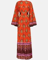 Johanna Ortiz Bedruckter Kaftan Orange