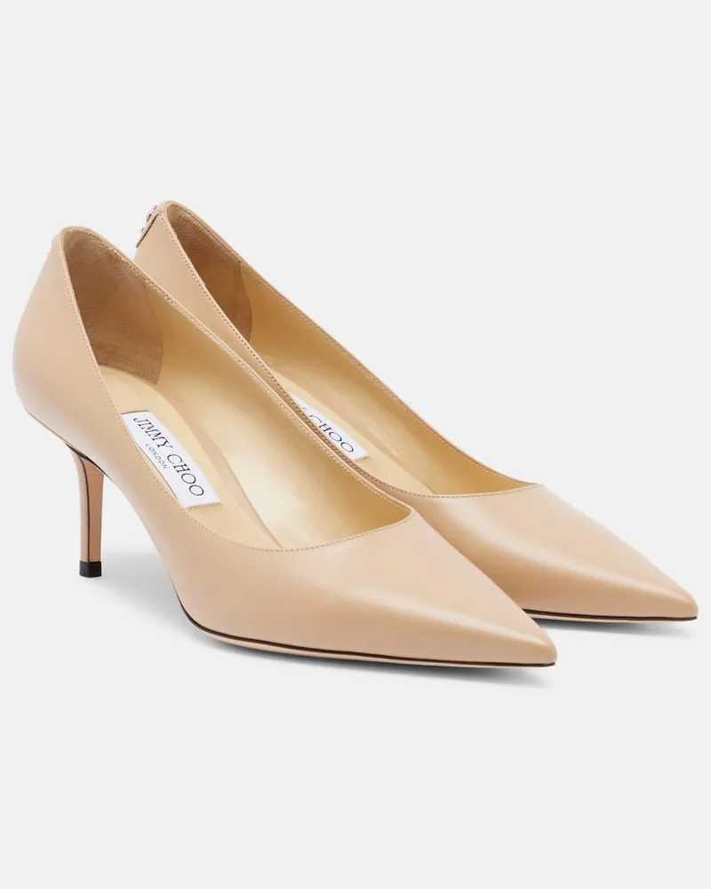 Jimmy Choo Pumps Love 65 aus Leder Beige