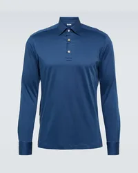 Kiton Polohemd aus Baumwolle Blau