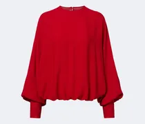 Bluse aus Seidengeorgette