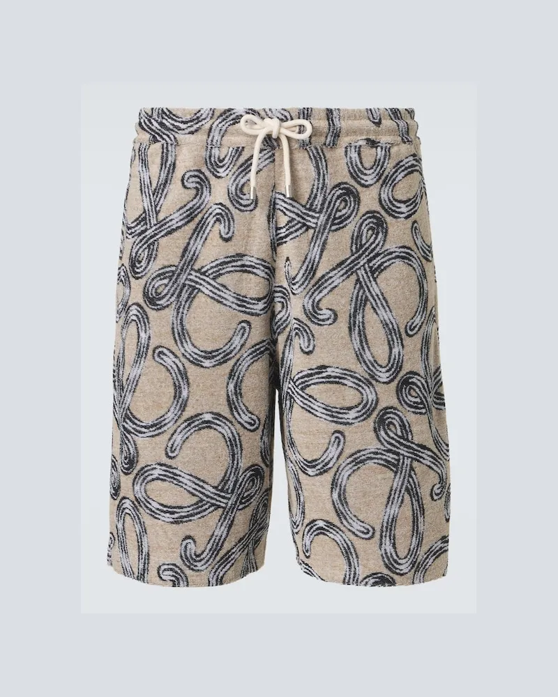 Loewe Paula's Ibiza Bermuda-Shorts aus Frottee Beige
