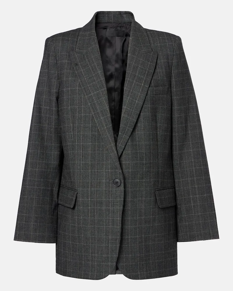 Nili Lotan Blazer Diane aus einem Wollgemisch Grau