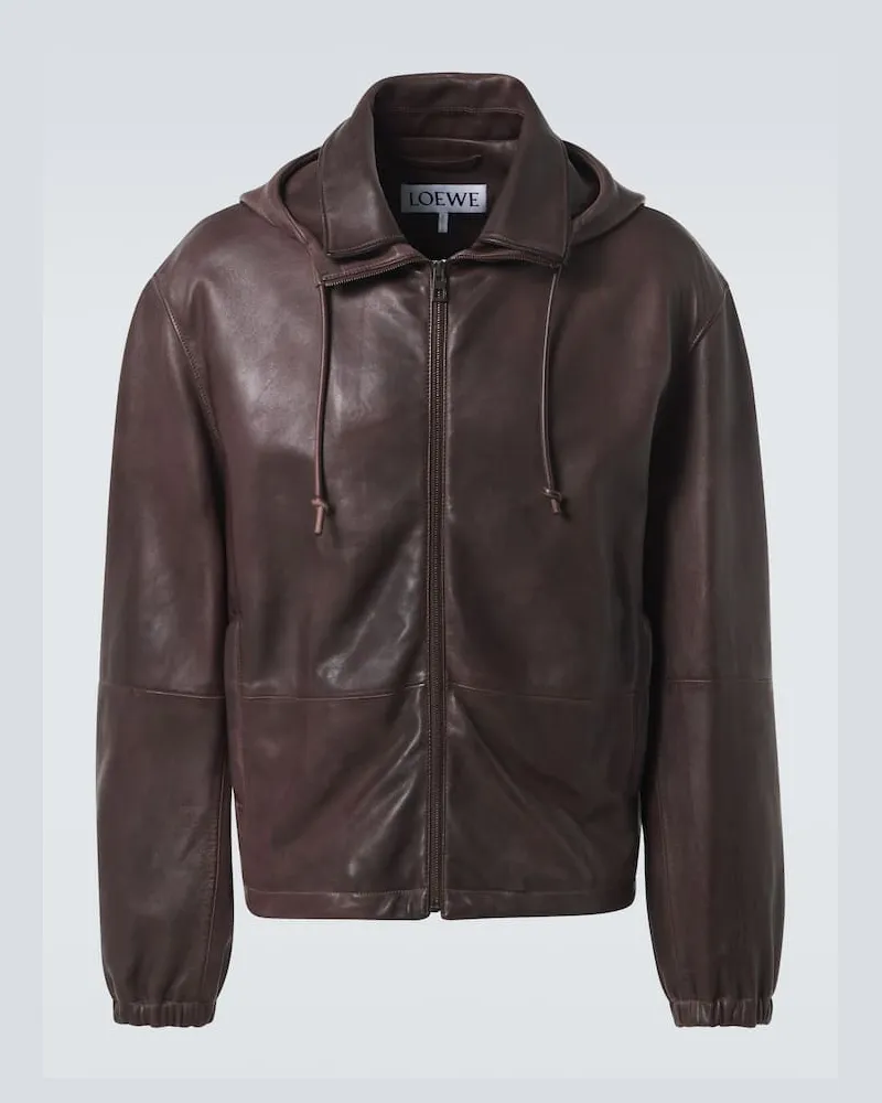 Loewe Lederjacke Braun