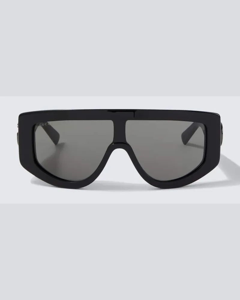 Gucci Sonnenbrille Double G Schwarz