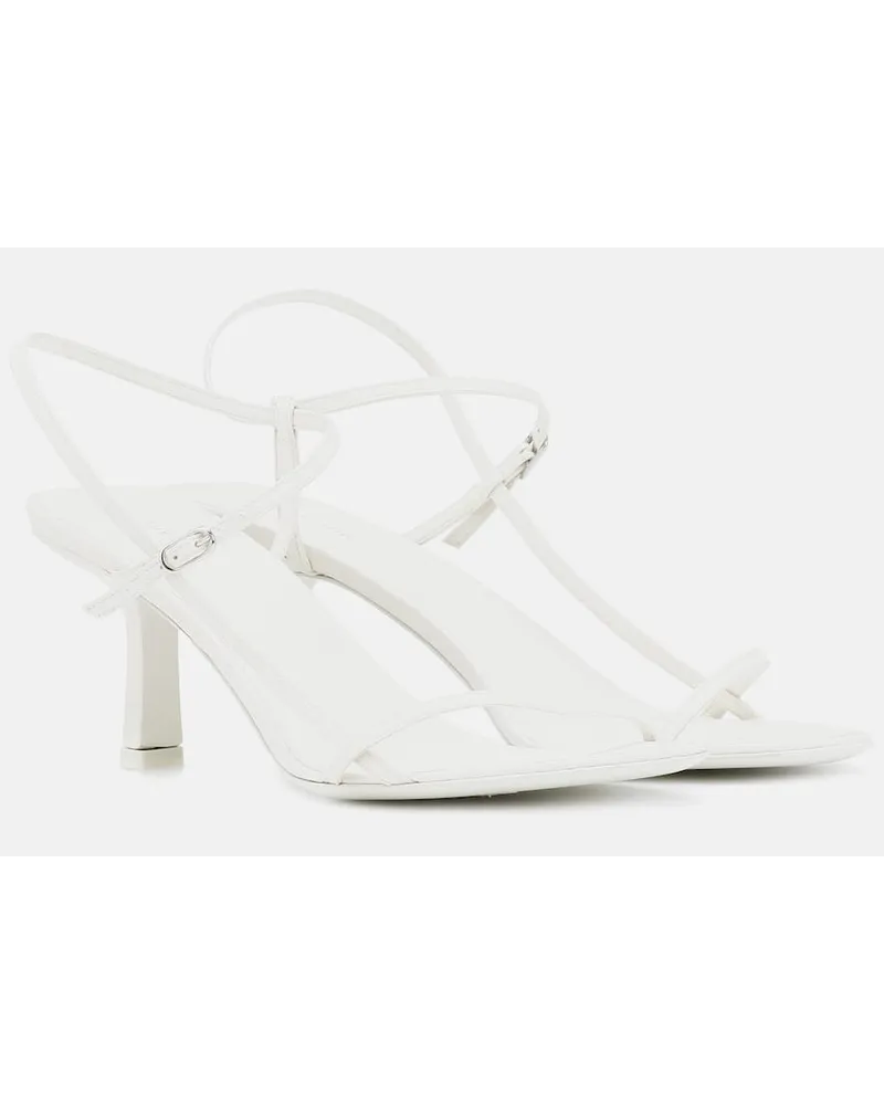 The Row Sandalen Bare aus Leder Weiss