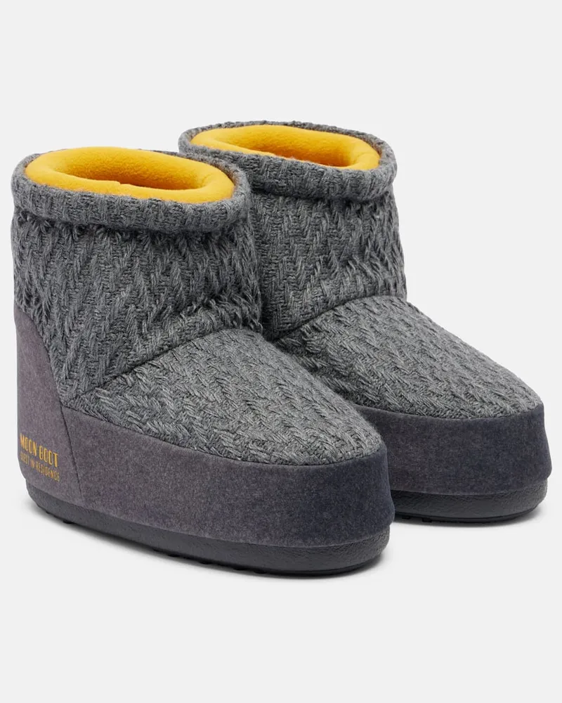 Moon Boot X Guest In Residence Schneestiefel Icon Low Grau