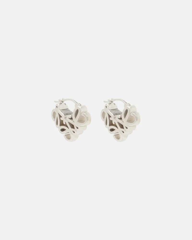 Loewe Ohrringe Anagram Bombé Silber